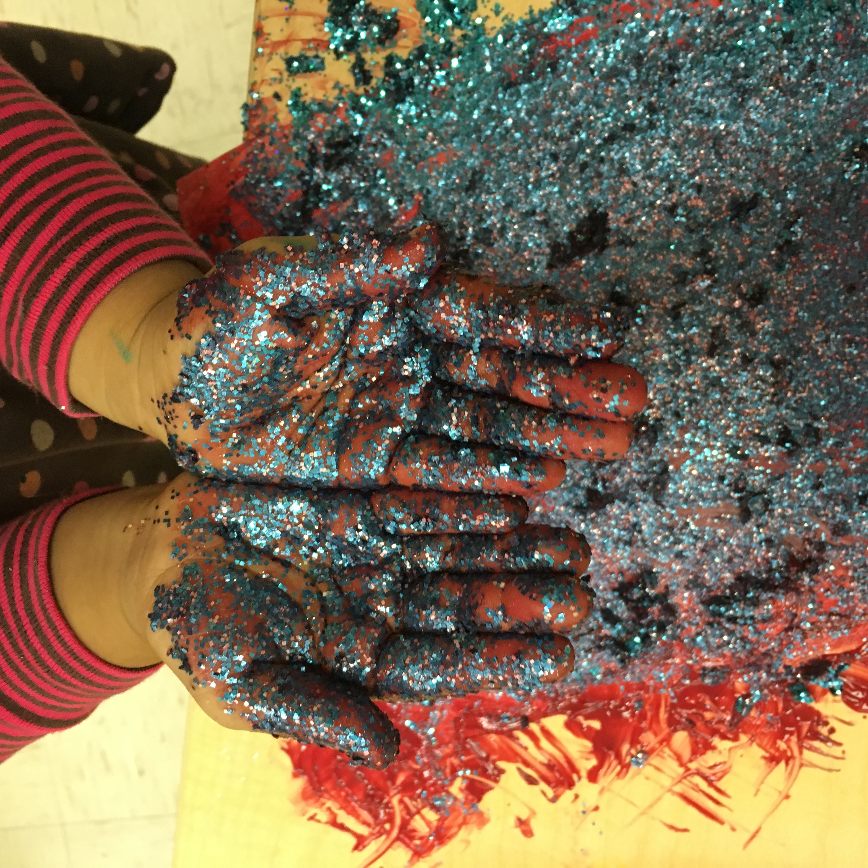 Finger Painting Owls